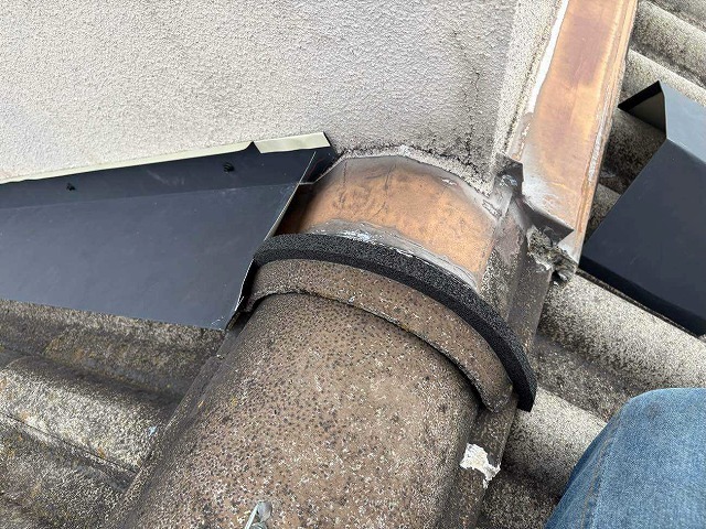 棟との接合部